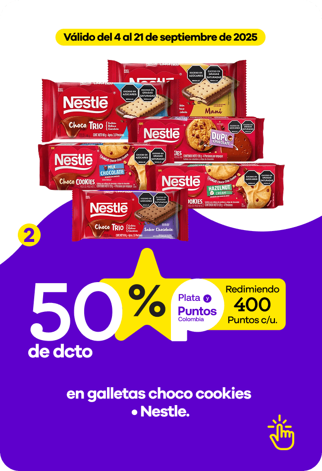en galletas choco cookies • Nestle..